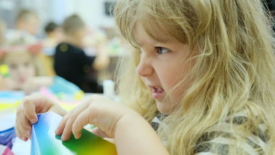 W piątek o swoich emocjach rozmawiały dzieci z Przedszkole Bajkowy Dworek