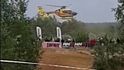 Wypadek podczas zawodów crossowych koło Lubartowa. Zawodnik był reanimowany, trafił do szpitala