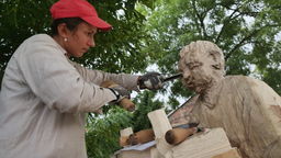 Już powstają rzeźby, które staną nad Bystrzycą. Będą inspirowane Lublinem [zdjęcia]