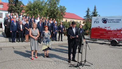 Kampania PiS w Białej Podlaskiej 