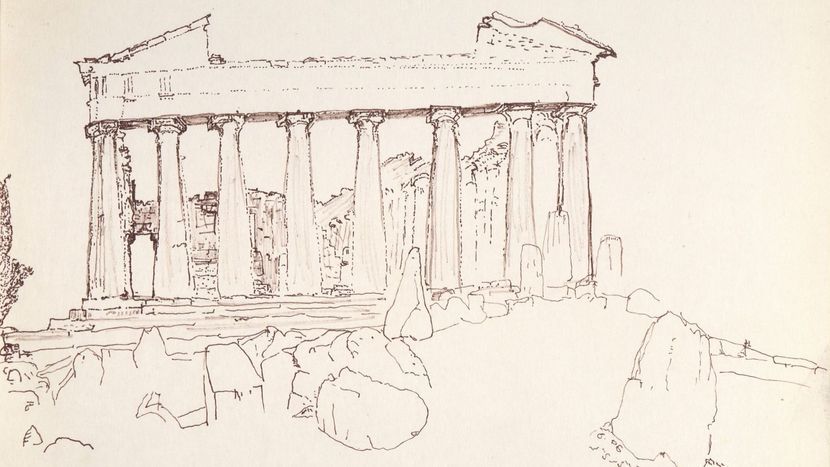 Zbigniew Herbert, Ateny. Agora. Akropol, około 1975 roku<br />
