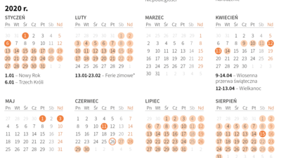 Kalendarz roku szkolnego 2019/2020. Ferie, wakacje, egzaminy [terminy]