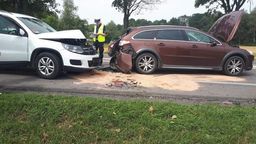 Zderzenie samochodów przy wjeździe na obwodnicę. Dziecko w szpitalu