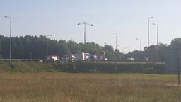 Międzyrzec Podlaski: Wypadek przy wyjeździe z miasta. Duże utrudnienia