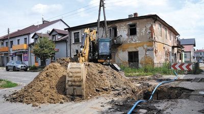 Do końca marca 2020 roku wykonawca przebuduje ponad kilometr sieci wodociągowej oraz ponad pół kilometra kanalizacji sanitarnej