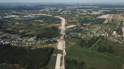 Tak powstaje obwodnica Tomaszowa Lubelskiego. Zobacz wideo z drona