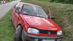 Dachowanie auta w Lipinie Starej. 27-latka w szpitalu