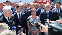 PiS rozpoczęło kampanię w Lubelskiem i pokazało billboard wyborczy