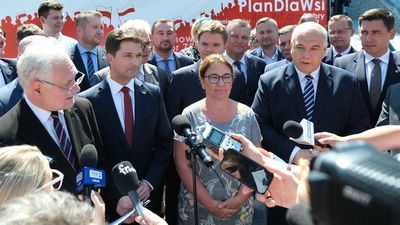 PiS rozpoczęło kampanię w Lubelskiem i pokazało billboard wyborczy