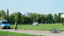 Lublin: Po 7 rano był w takim stanie, że wpadł pod rower. Rowerzystka w szpitalu