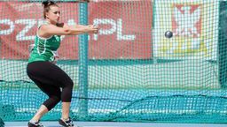 Malwina Kopron skorzystała z nieobecności Anity Włodarczyk i została mistrzynią Polski w rzucie młotem

