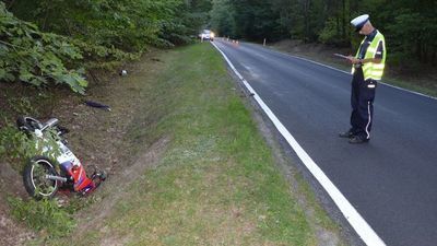 Lubelskie: Wyjechał motocyklem tylko na chwilę. 21-latek zmarł po zderzeniu z łosiem