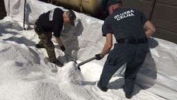 Na granicę wjechał pociąg z solą. Celnicy wiedzieli gdzie zacząć kopać