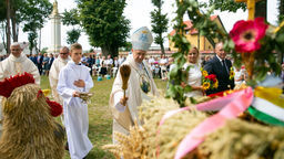 Krasnobród: Dożynki diecezji zamojsko-lubaczowskiej [zdjęcia]