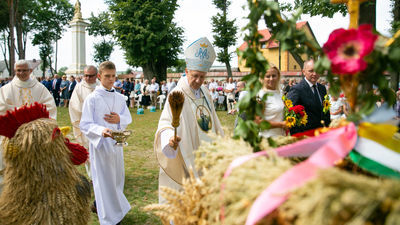 Krasnobród: Dożynki diecezji zamojsko-lubaczowskiej [zdjęcia]