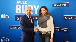 Jacek Bury i Joanna Mucha