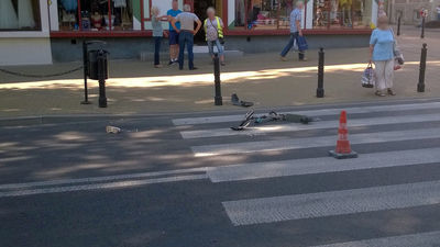 Wypadek na ul. Narutowicza w Lublinie