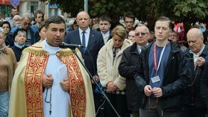 Modlitwa za "publicznych grzeszników". Na mszy św. o nawrócenie osób LGBT byli też politycy