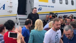 Uwolniony reżyser Oleg Sencow