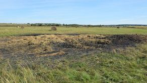 Łabunie: Duży pożar od niedopałka papierosa