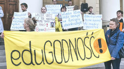 Lublin z nauczycielami. Kwietniowa manifestacja poparcia dla protestu w szkołach