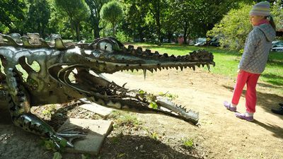 Na listę miejskich skarbów może trafić rzeźba krokodyla stojąca na os. Konopnickiej