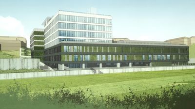 Pierwsi pacjenci trafią do tej części szpitala prawdopodobnie pod koniec 2022 roku