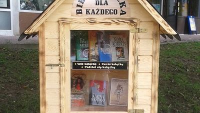 Postawili domki dla książek w mieście. "Pomysł spodobał się mieszkańcom"