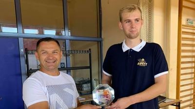 Mateusz Flont z Azotów II zdobył koronę króla strzelców podczas turnieju w Radzyminie

