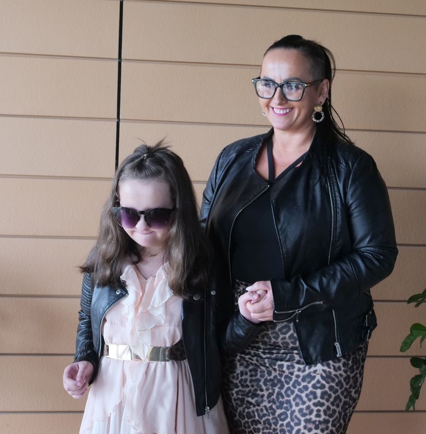 Maja i jej mama Katarzyna Cwynar prowadzą bloga „Maja i jej świat pod palcami”
