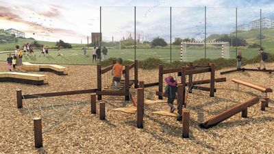 Spółka TBV Investment złożyła pozwolenie na budowę dwóch boisk. Takie wizualizacje pokazywał inwestor przed referendum w sprawie zagospodarowania górek