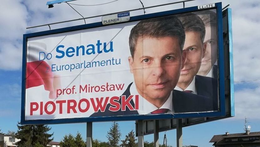 Mirosław Piotrowski rozpoczął już nawet kampanię. W Lublinie pojawiły się promujące jego kandydaturę billboardy 
