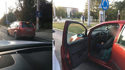 Ratownik medyczny zatrzymał dziwnie zachowującego się kierowcę. "Miał głowę na kierownicy"