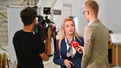 Marta Wcisło w ogniu pytań dziennikarzy wp.pl