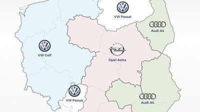 Najczęściej ubezpieczane w Polsce modele samochodów. Audi króluje na Wschodzie