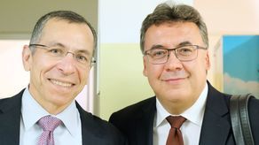 Od lewej prof. Marco Zarbin i prof. Robert Rejdak