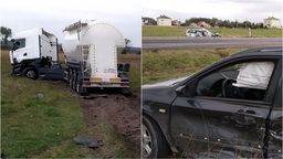 Lubelskie: Śmiertelny wypadek na DK 12. Osobowe volvo czołowo zderzyło się z ciężarówką