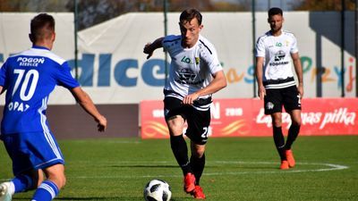 Paweł Wojciechowski zdobył w tym sezonie już dziewięć bramek i w klasyfikacji strzelców dogania Marcina Robaka z Widzewa Łódź

