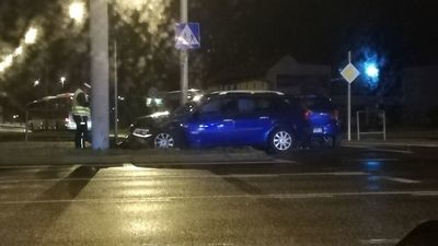 Wypadek na skrzyżowaniu ul. Jana Pawła II i Filaretów