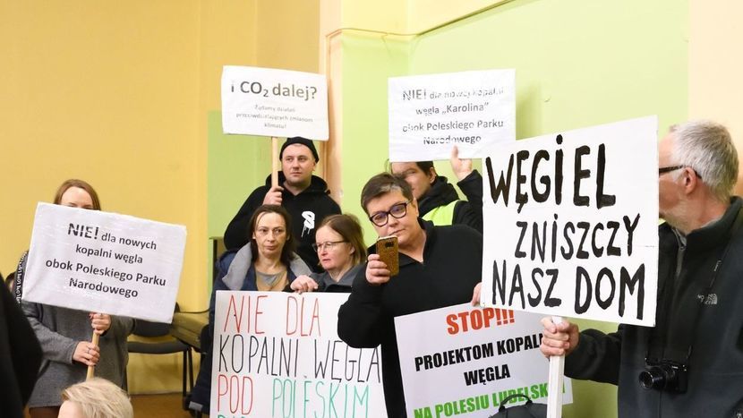 W marcu 2019 r. przeciwnicy kopalni protestowali przeciwko kopalni na sesji Rady Gminy Hańsk