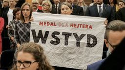 Anna Dąbrowska z Homo Faber na środowej uroczystości przyznawania medali Przyjaciół Uniwersytetu Marii Curie-Skłodowskiej