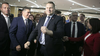 "Mamy hattrick!" Wielka radość w lubelskim sztabie PiS po ogłoszeniu wyników wyborów