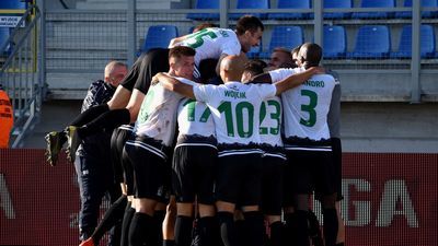 Piłkarze Górnika mają w tym sezonie wiele powodów do radości

