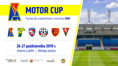 Motor Cup - turniej dla dzieci z rocznika 2006 odbędzie się w Lublinie
