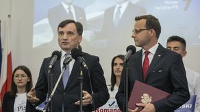 Minister Ziobro i wiceminister Romanowski w zamojskim Ratuszu 