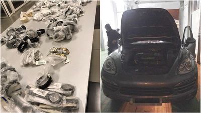 Przemycał zegarki za milion hrywien pod maską porsche