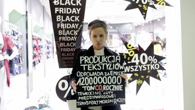 Extinction Rebellion Lublin na Black Friday