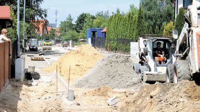 Na zdjęciu przebudowa ul. Zdebika w 2017 r.
