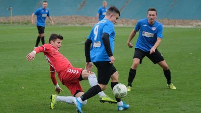 Lublinianka – Huragan Międzyrzec Podlaski 0:5. Kartki ustawiły mecz [zdjęcia]