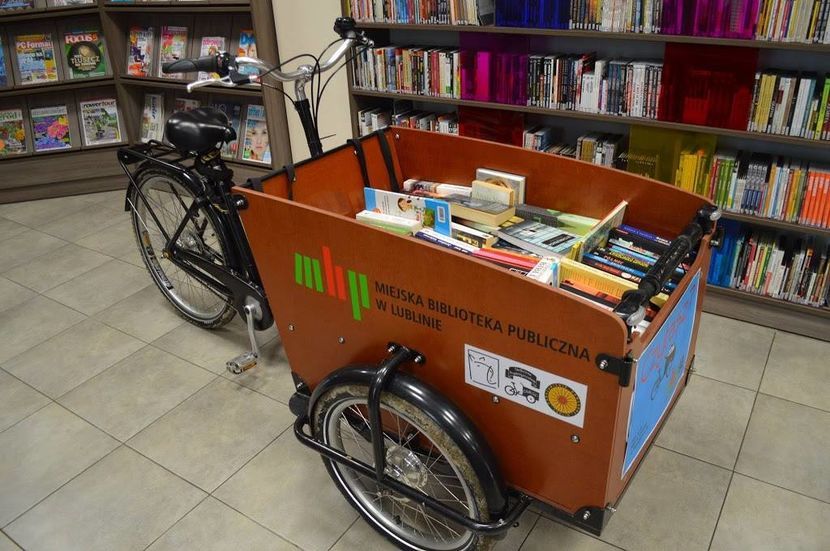 Rowery cargo można wypożyczyć w pięciu filiach Miejskiej Biblioteki Publicznej